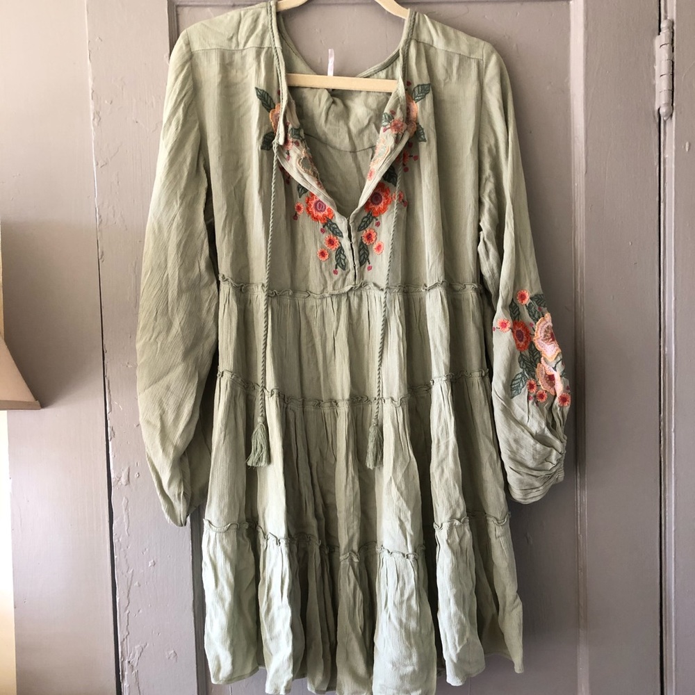NWOT Free people peasant dress
